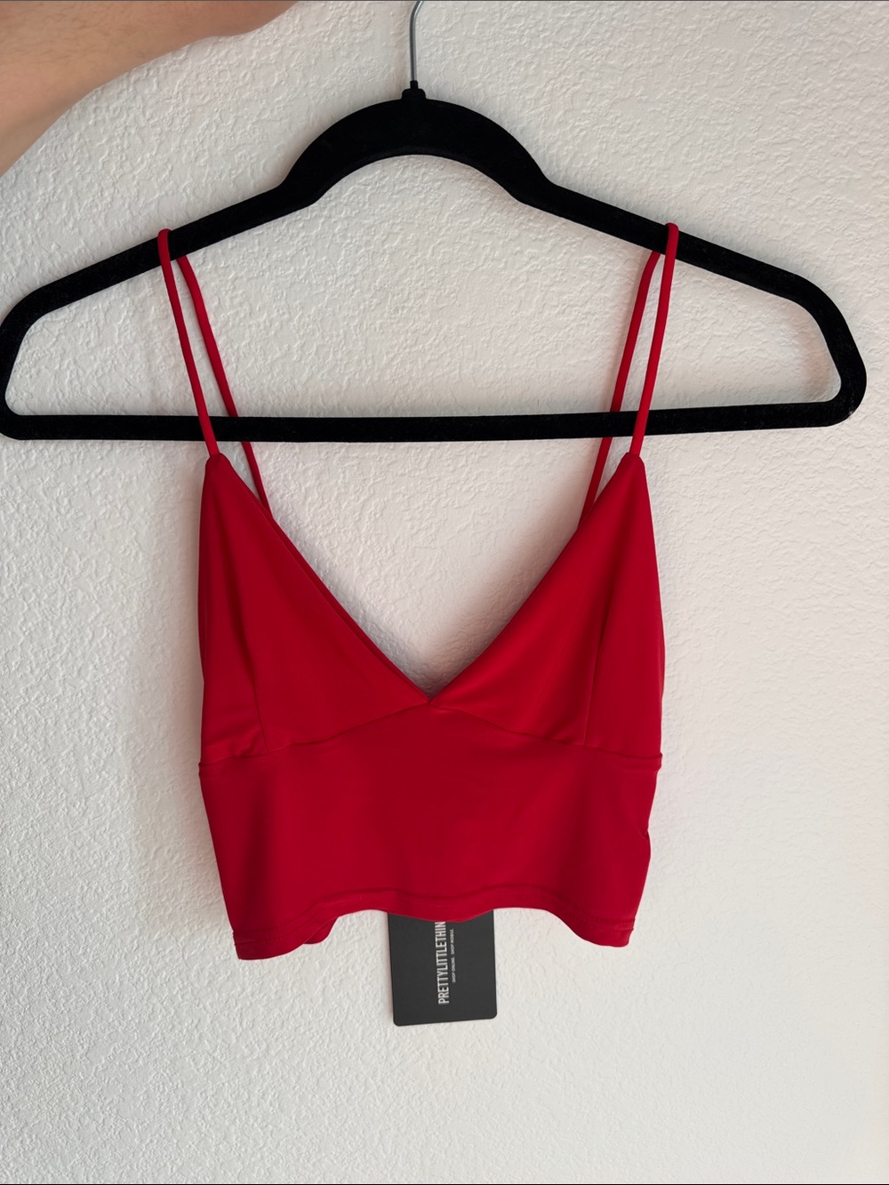Red Slinky Bralet - Pretty Little Thing - Brand New